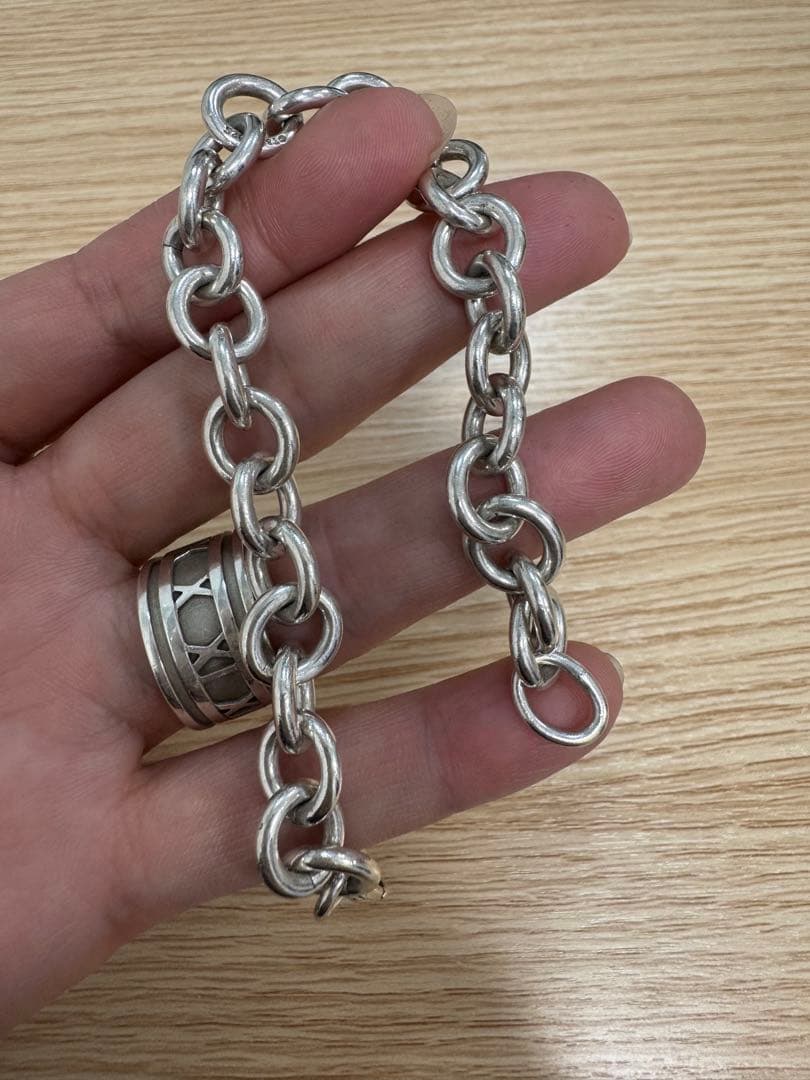 シルバー925 チェーンブレスレット