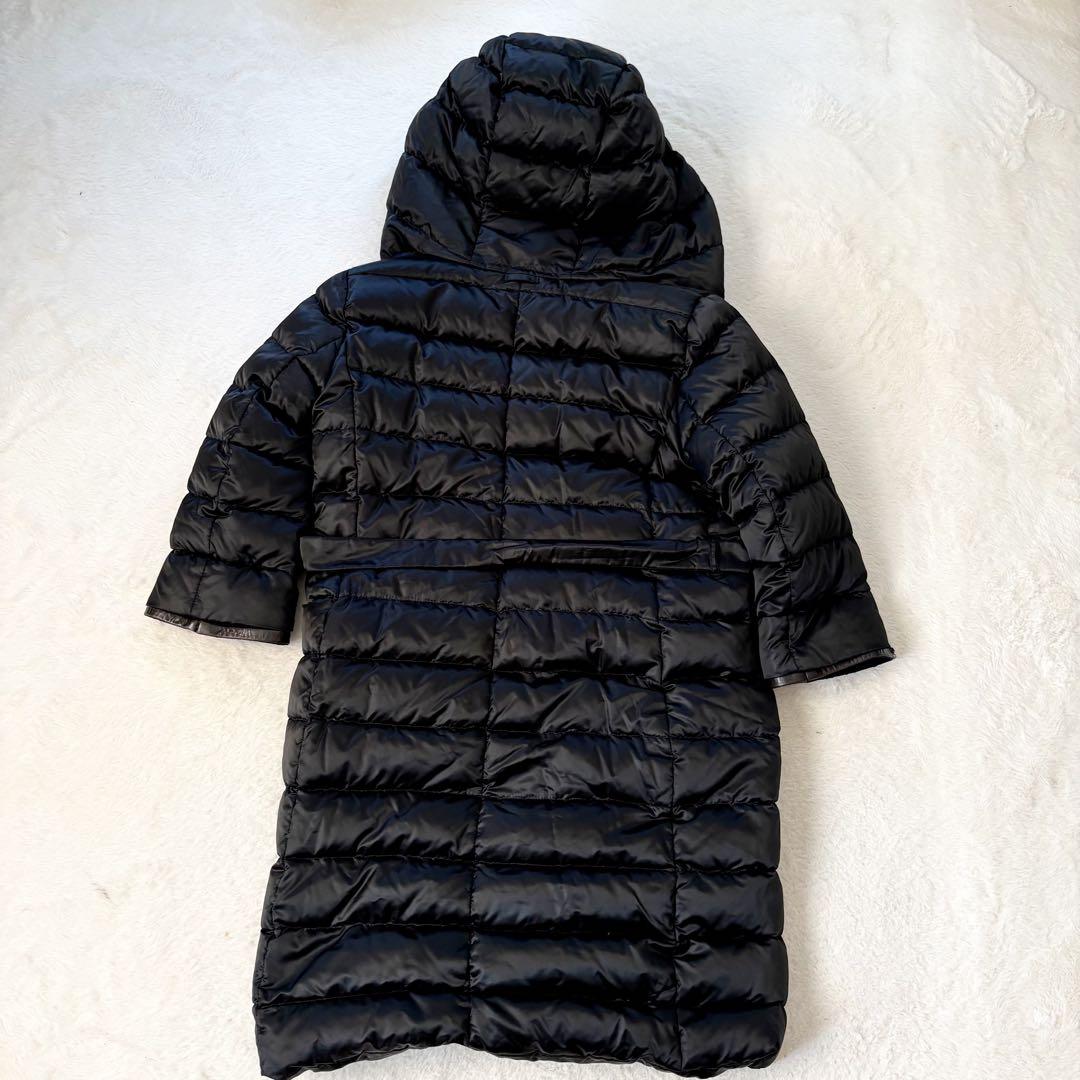 マックスマーラ　ダウンコート　リバーシブル　黒　L 大きいサイズ