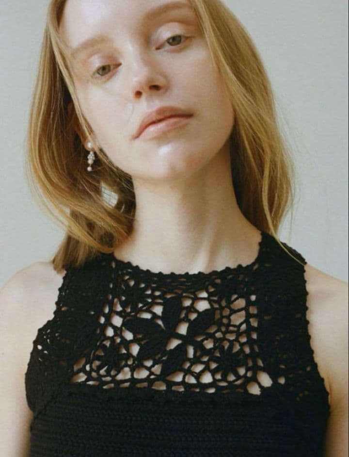 MARNO　 Chloe knit tops black　マーノ