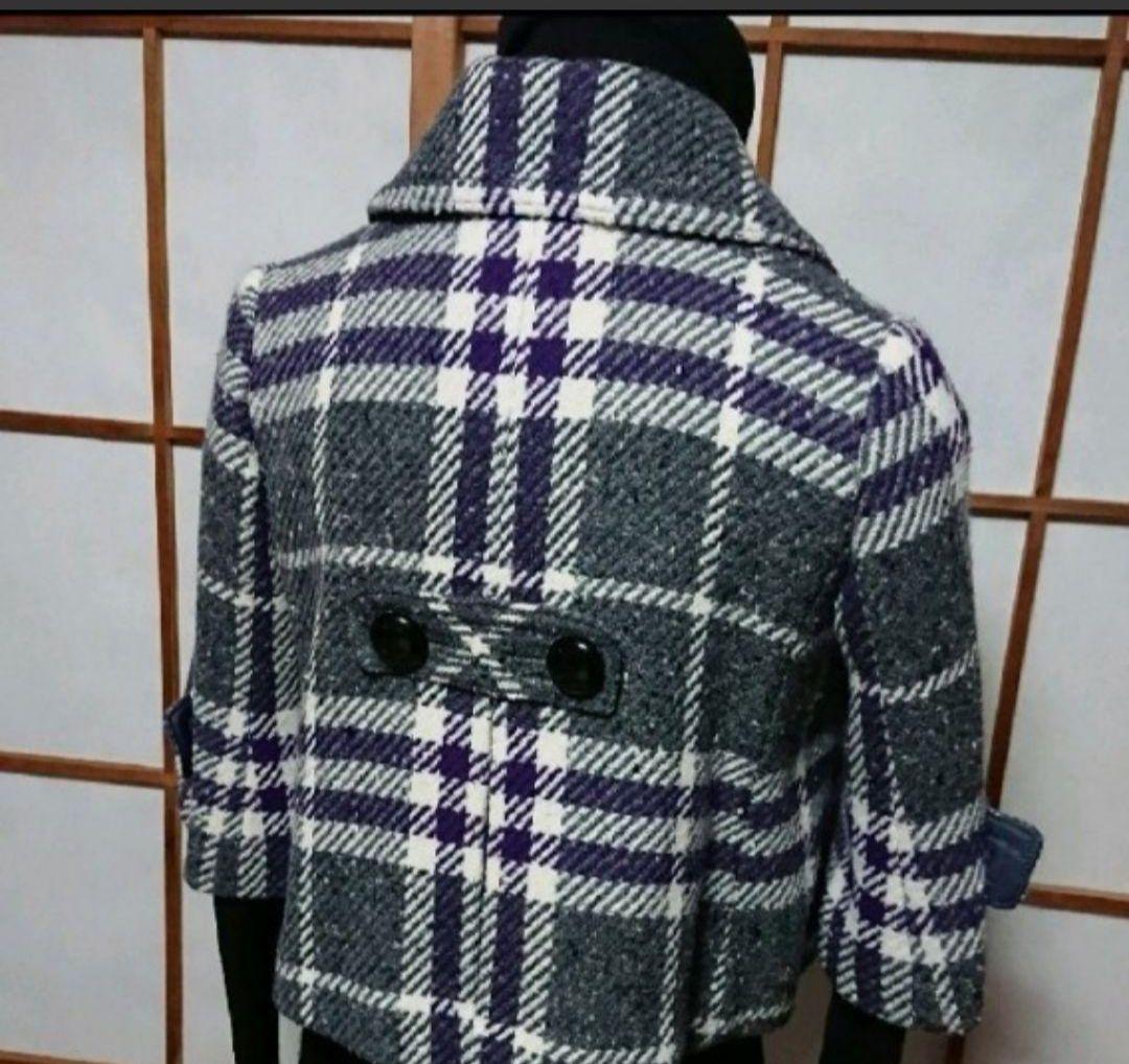 【極美品/バーバリー】完売品★ウール100%コート