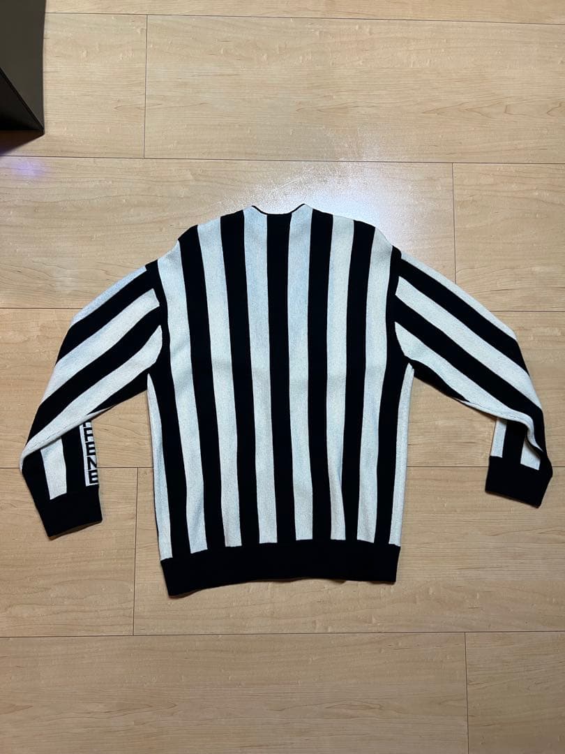 Supreme ラコステコラボ　ストライプカーディガン 国内正規品