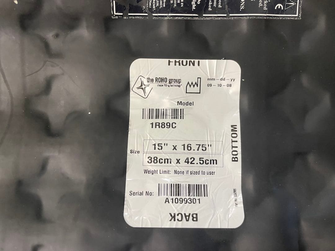 車椅子用ロホクッション ハイタイプ 値下げしました。