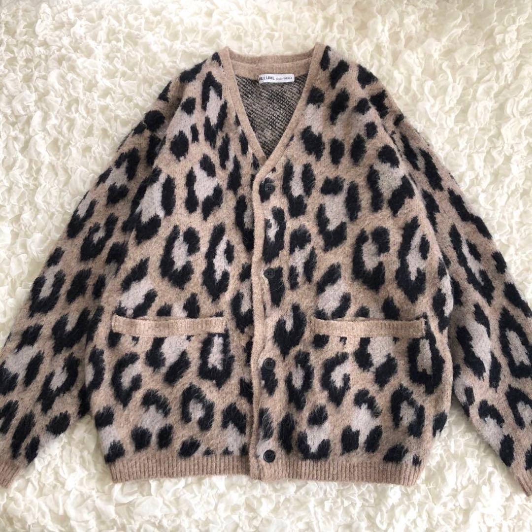 ジャーナル relume◆ CALIFORNIAモヘヤ パターンカーディガン