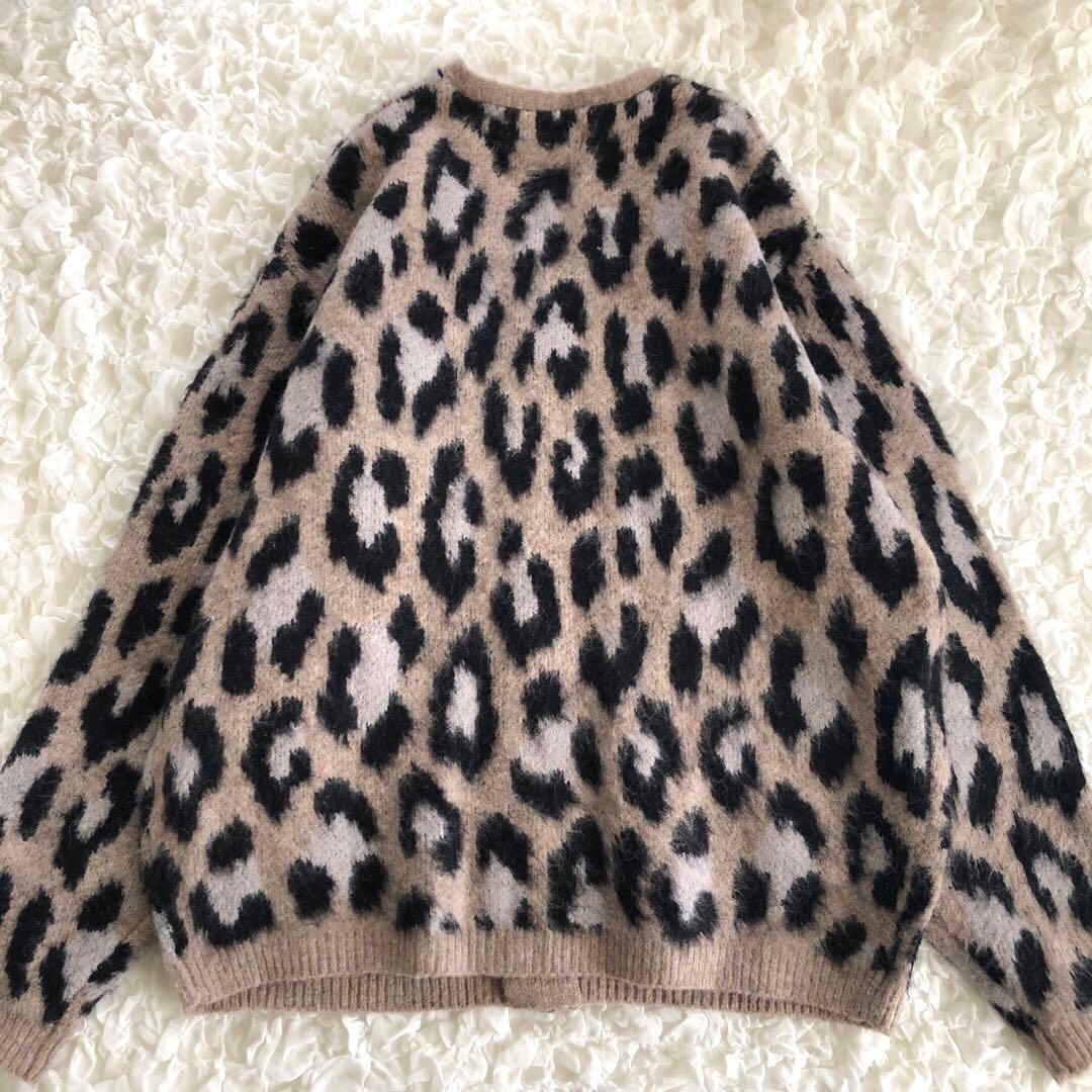 ジャーナル relume◆ CALIFORNIAモヘヤ パターンカーディガン