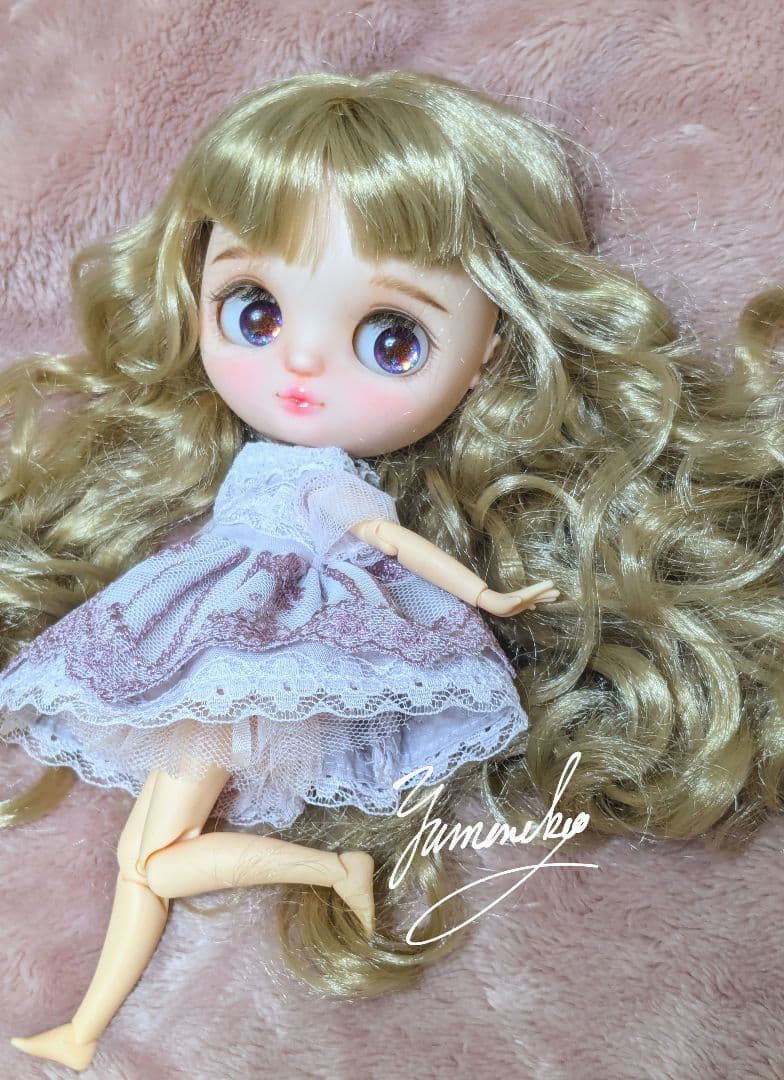 カスタムアイシードール ❀ミディサイズ ❀ドレス 花かんむりセット