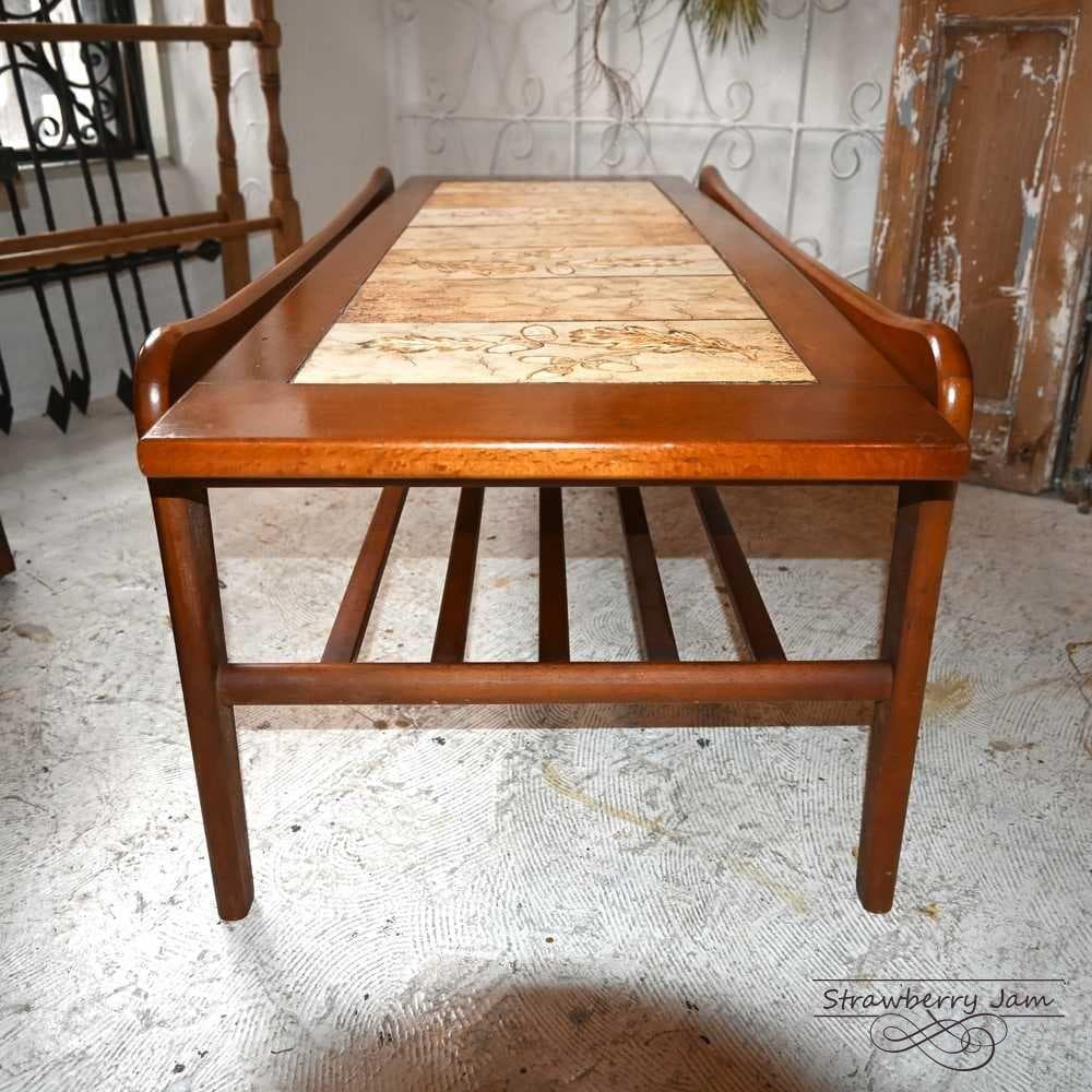 L3705-38 北欧ヴィンテージ デンマーク コーヒーテーブル タイル 北欧