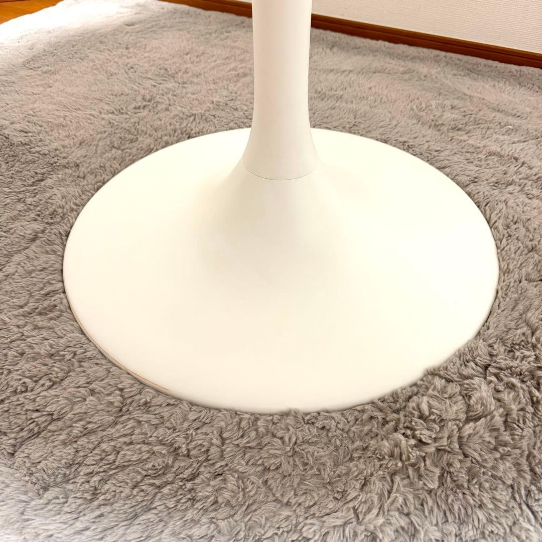 【メイ】【美品】IKEA DOCKSTA ドクスタ 丸テーブル ホワイト