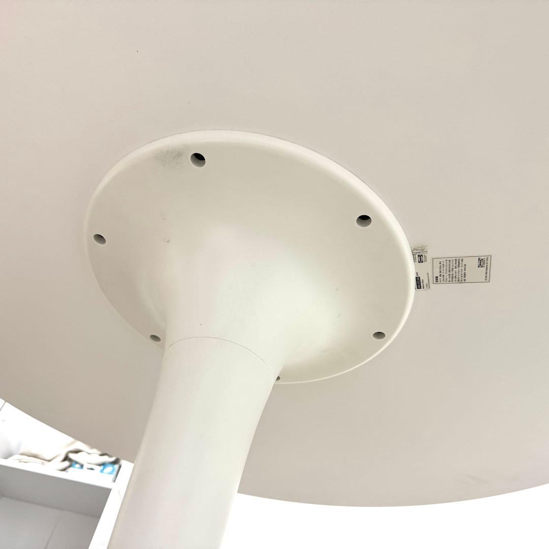 【メイ】【美品】IKEA DOCKSTA ドクスタ 丸テーブル ホワイト