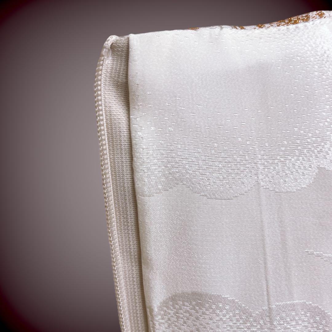 着丈140cm ラメ刺繍 マキシワンピース 着物リメイク J70413