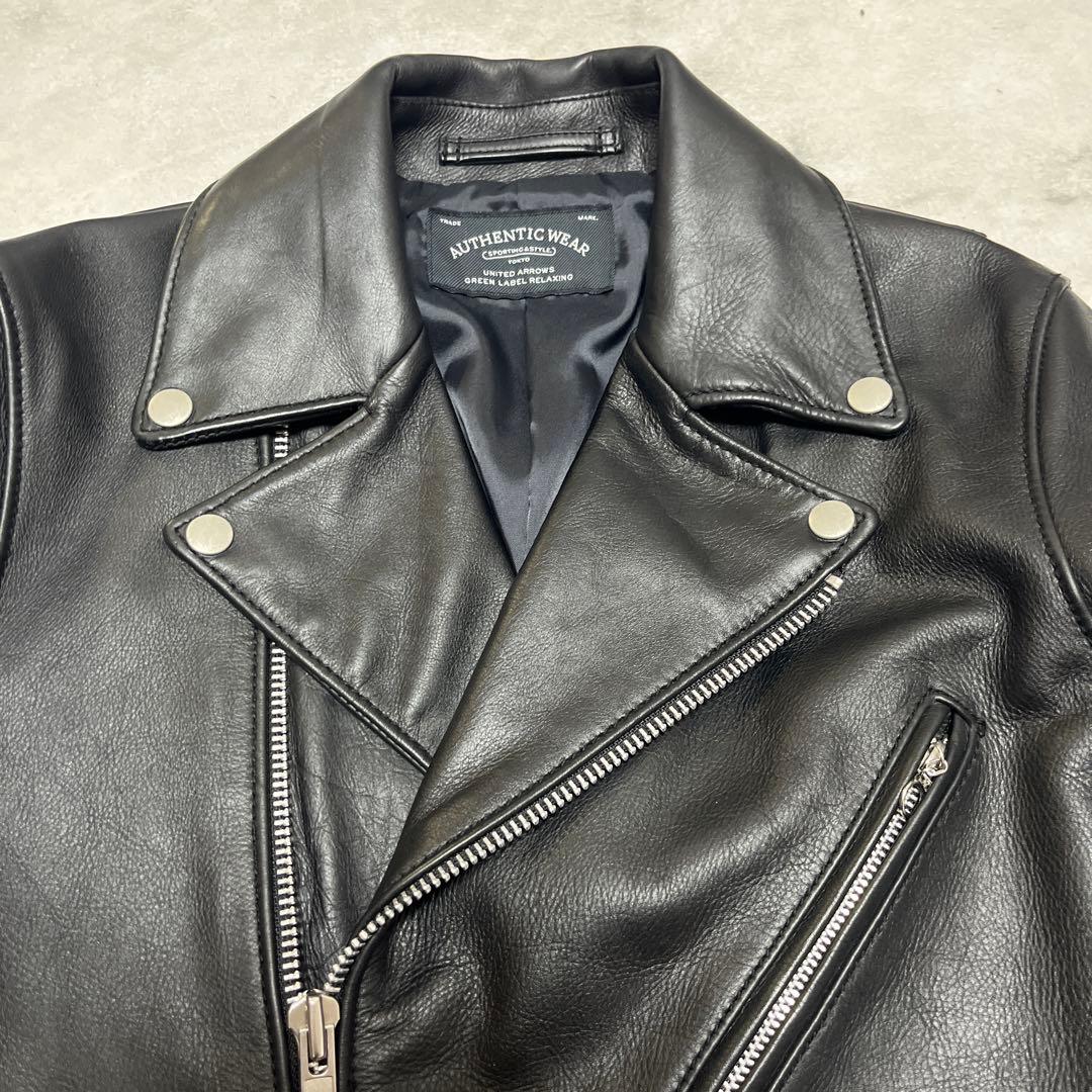 UNITED ARROWS ダブルライダースジャケット Mサイズ