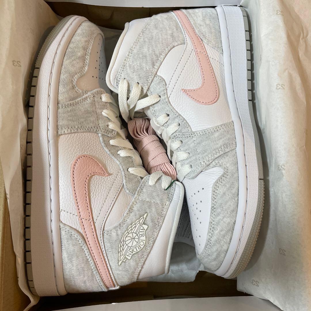 靴 Nike Air Jordan 1 Mid SE Light lron Ore