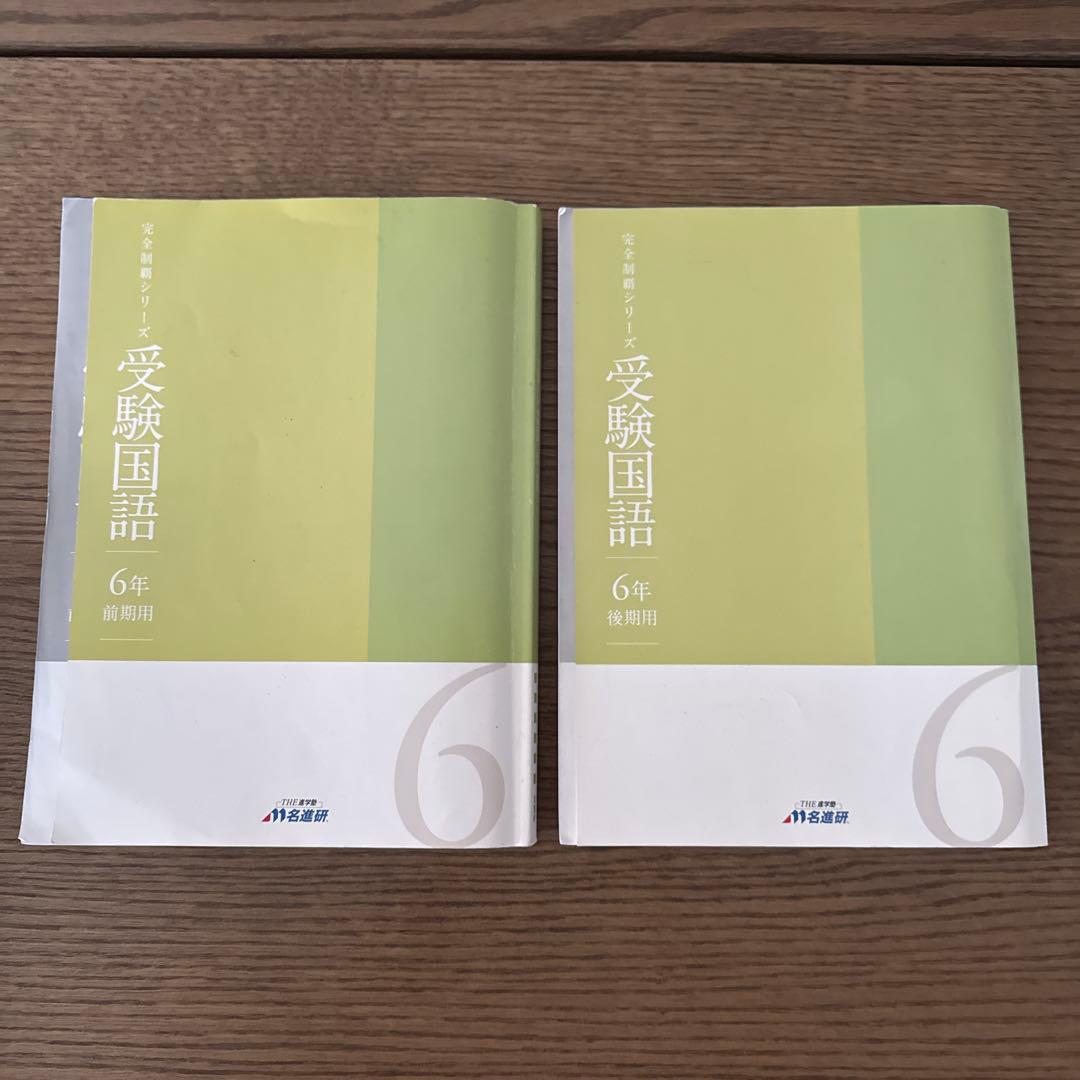 名進研　完全制覇　受験国語　受験算数　受験理科　受験社会　6年　中学受験　17冊