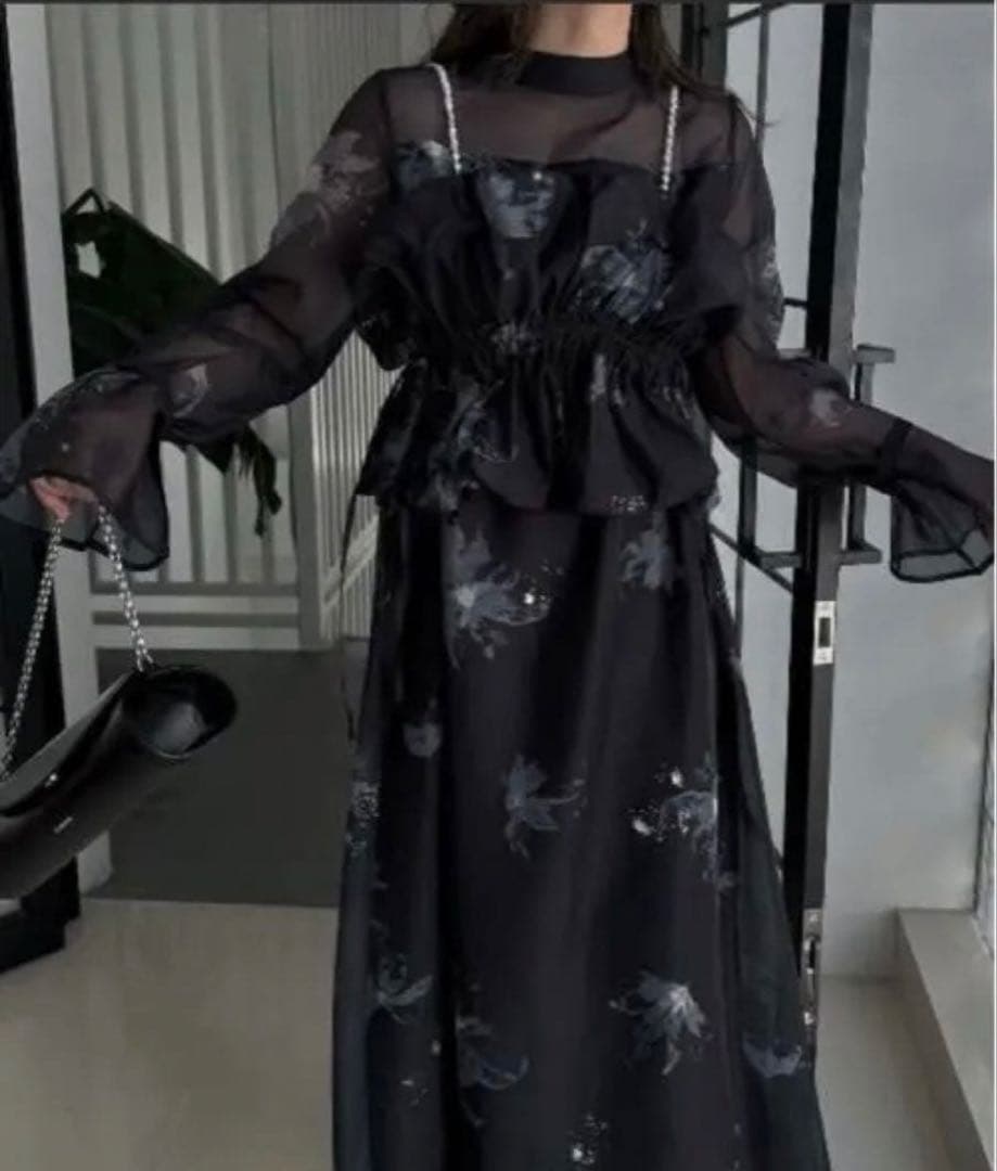 オケージョンドレス　ブラック