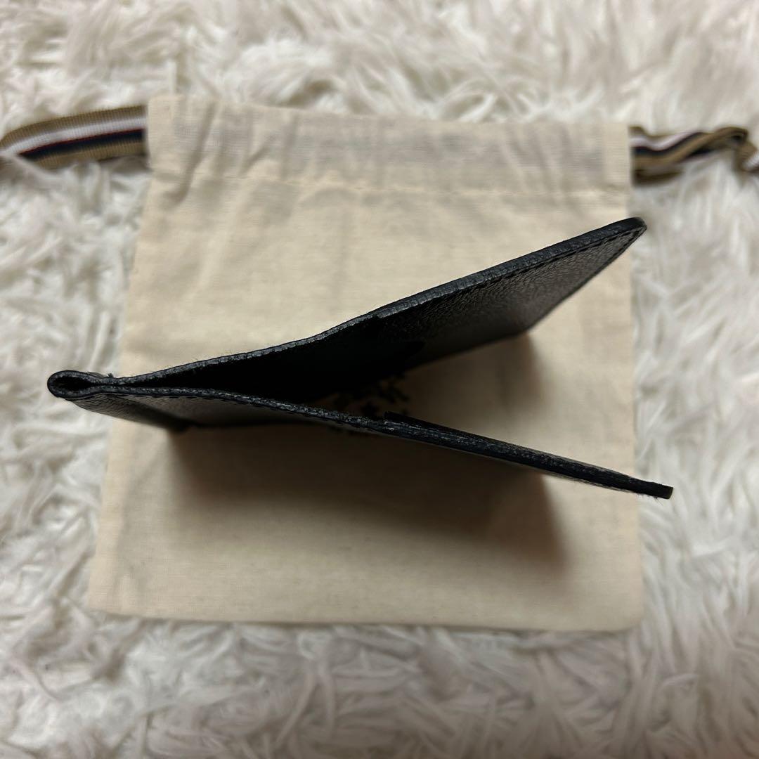 ⭐️未使用級⭐️イルビゾンテ マネークリップ ロゴ型押し ブラック カードケース