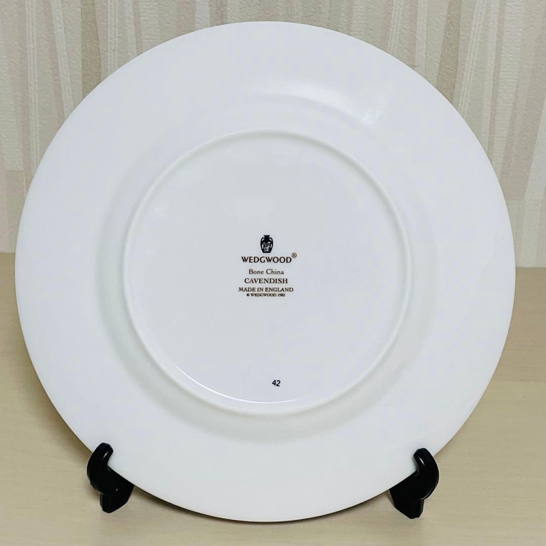 黒壺 ウェッジウッド キャベンディッシュ ケーキ デザート プレート 皿 8枚