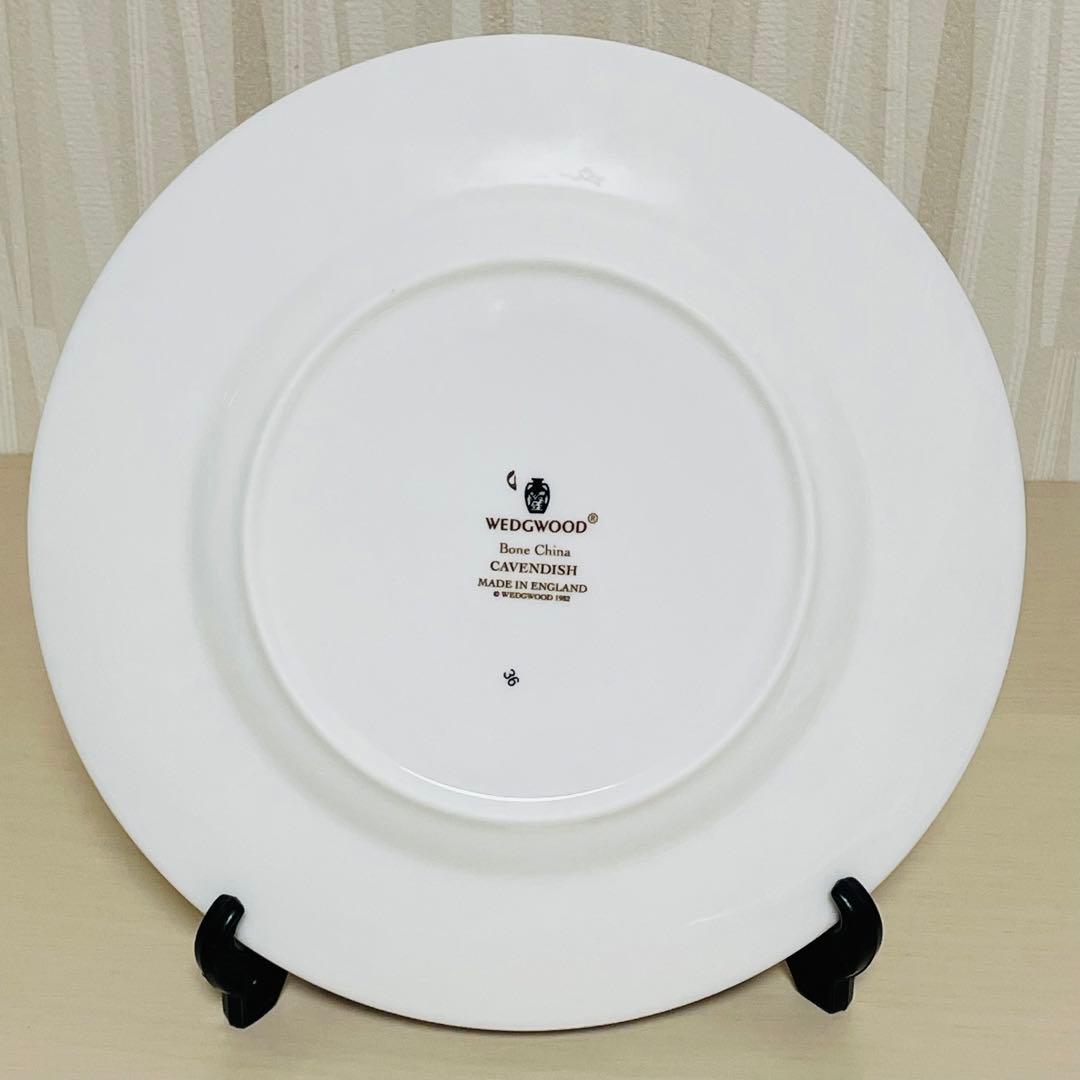 黒壺 ウェッジウッド キャベンディッシュ ケーキ デザート プレート 皿 8枚
