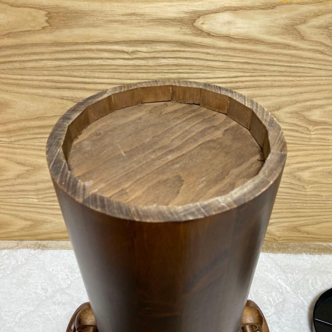 ドマン　傘立て　収納　無垢材　アンティーク　ほぼ未使用