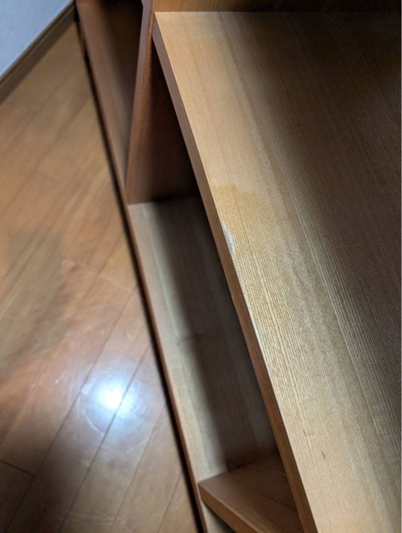 ■送料込■無印良品 MUJI オープンシェルフ 2×3 タモ スタッキング棚収納