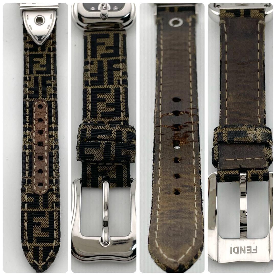 【稼働/新品電池】フェンディ　ビーフェンディ　11P ダイヤ　腕時計　ズッカ柄