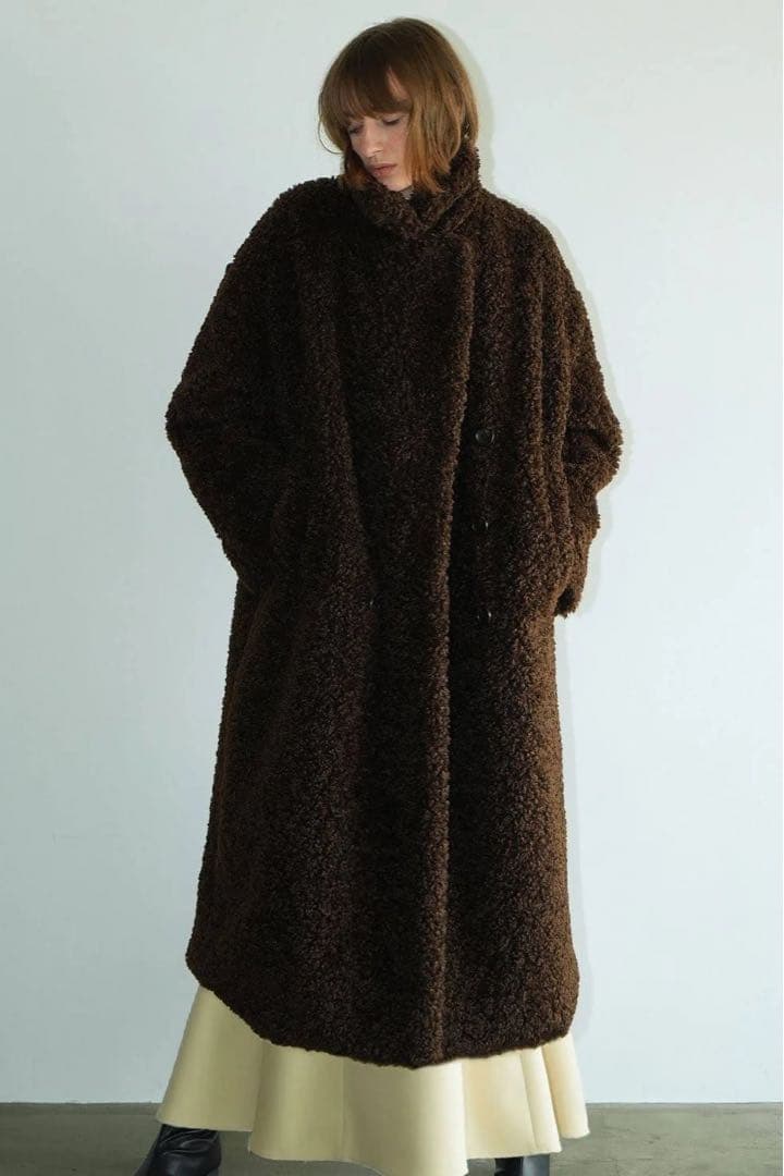 CLANE DOUBLE LONG BOA COAT ダブルロング　ボアコート