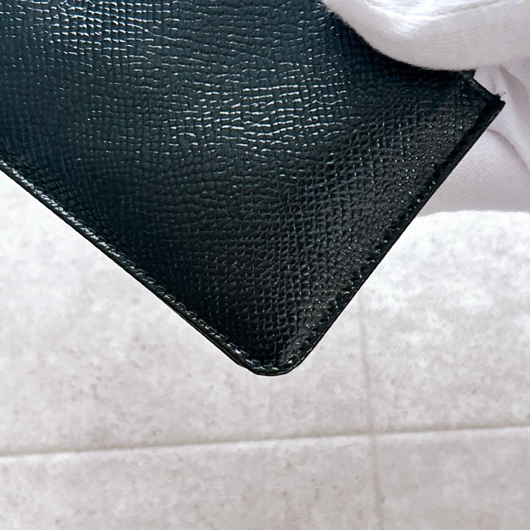 極美品✨ BVLGARI ブルガリ ケース レザー キーリング 黒