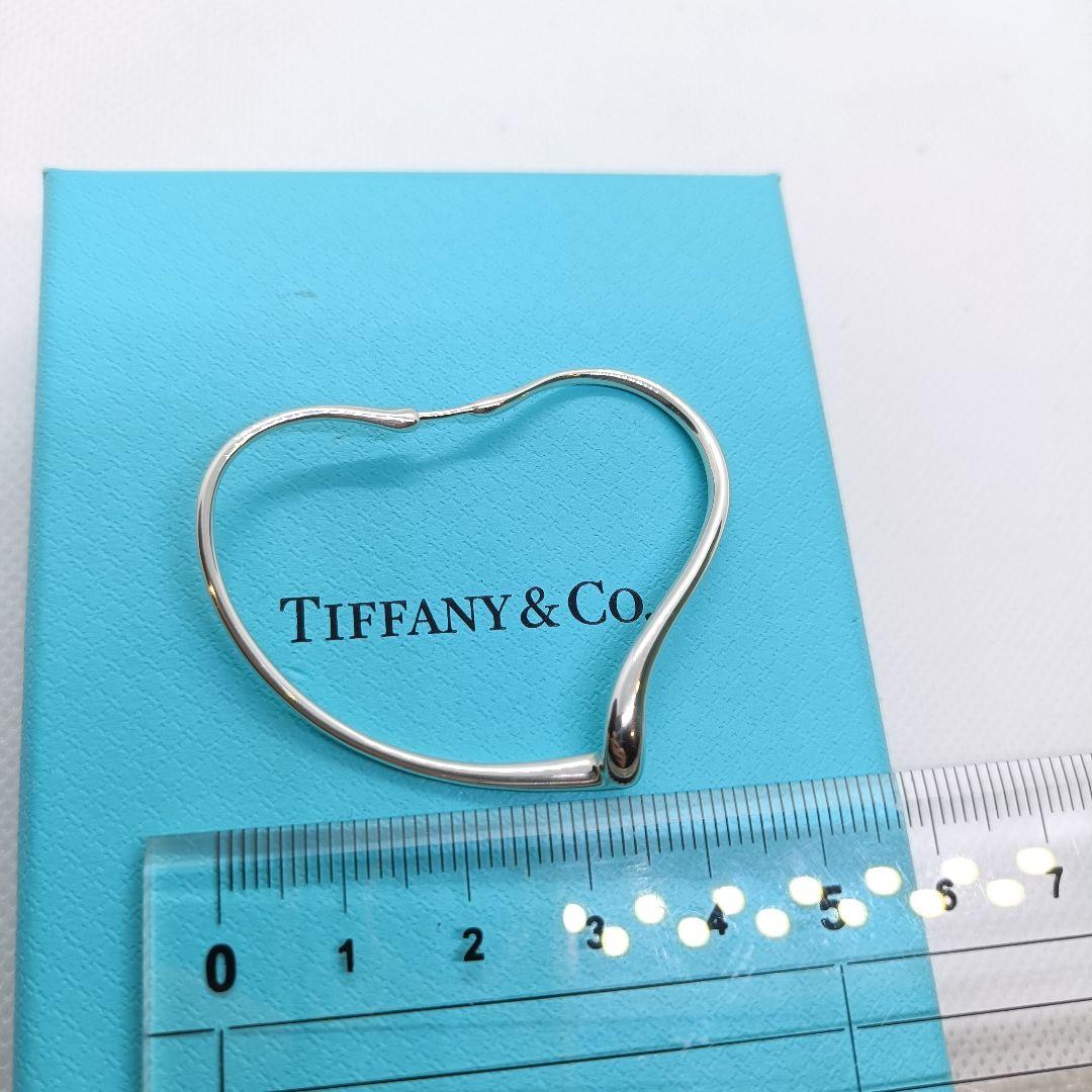 まりもり様　極美品✨️ティファニー　保存箱付き　オープンハート　フープ　ピアス