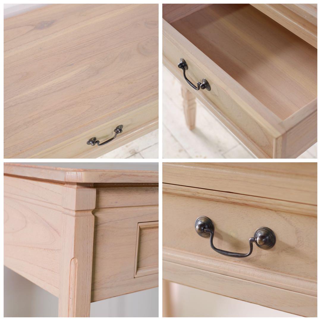 M 新品 コンソールテーブル 机 デスク 飾り棚 収納棚 北欧 カントリー 玄関