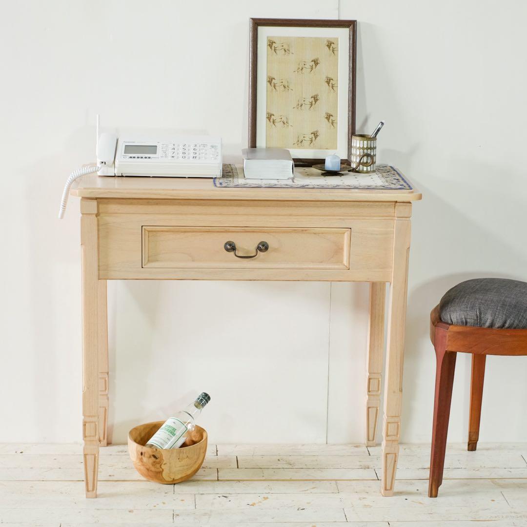 M 新品 コンソールテーブル 机 デスク 飾り棚 収納棚 北欧 カントリー 玄関
