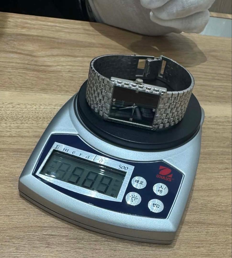 ジャンク品 Piaget 腕時計 ブラックダイヤル