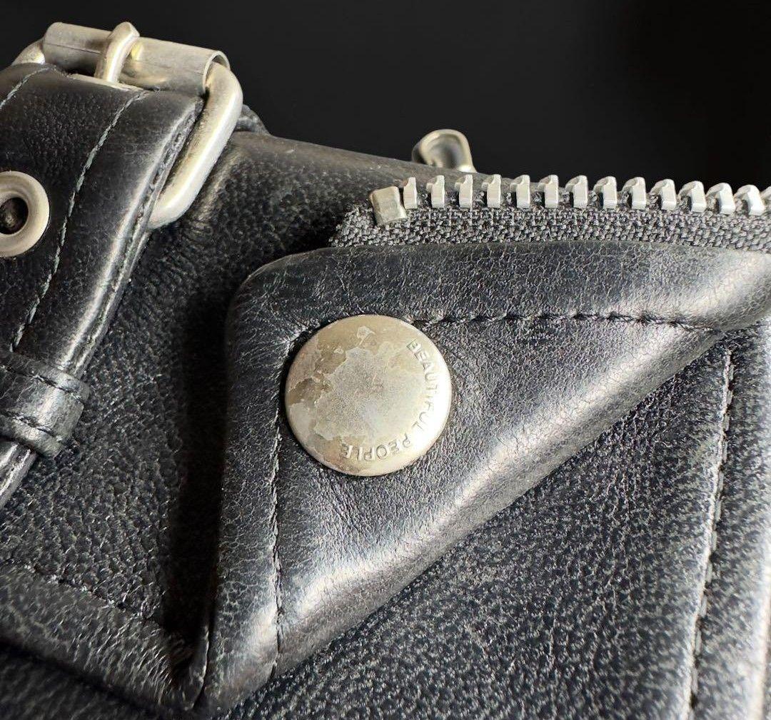 ビューティフルピープル ライダース パッチ ウォレット 財布