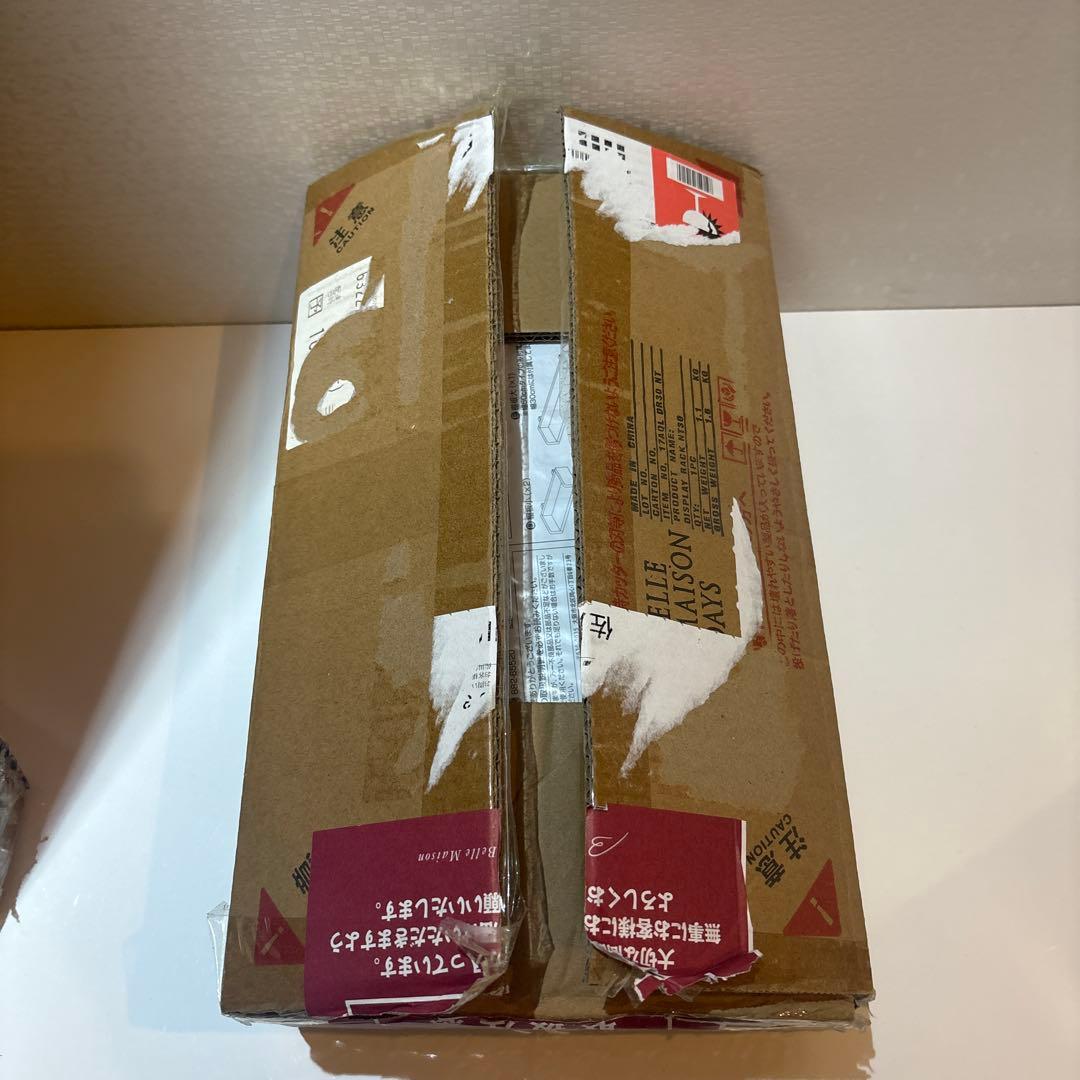 新品未使用　ベルメゾン　ディスプレイラック ＜ナチュラル／幅30cm＞