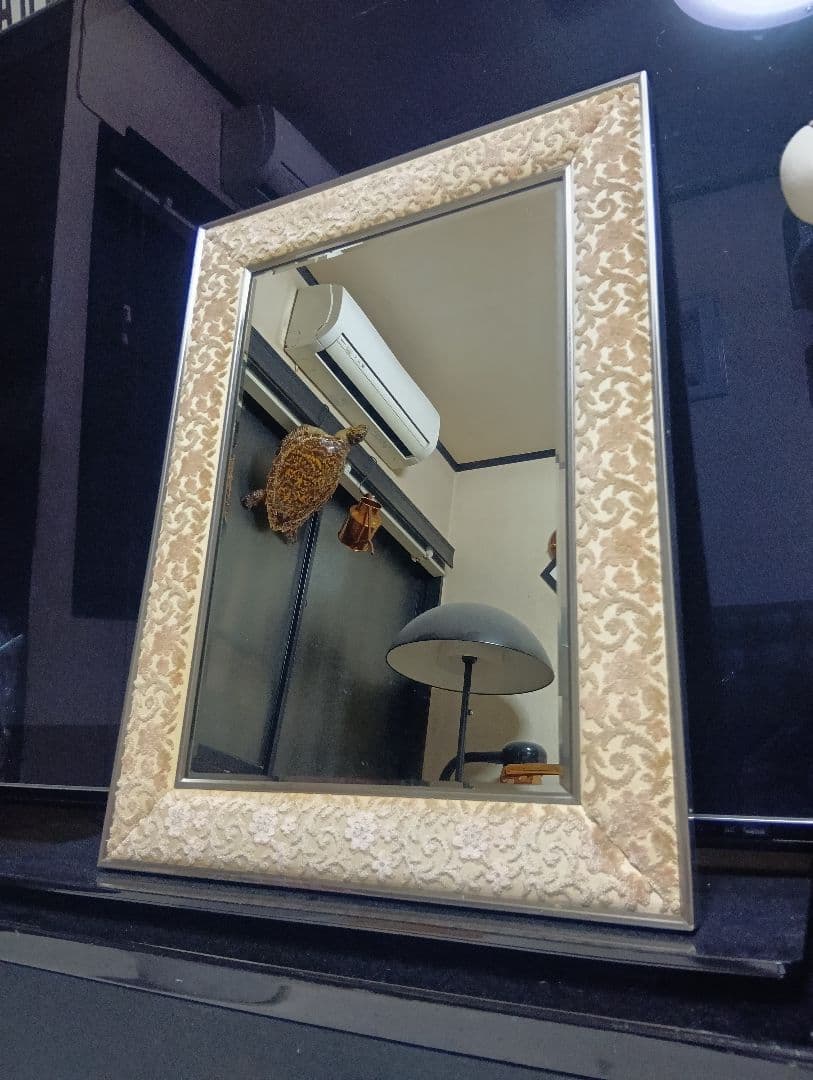 希少★資生堂 SHISEIDO 鏡 壁掛けミラー 昭和レトロ 花椿会 ノベルティ