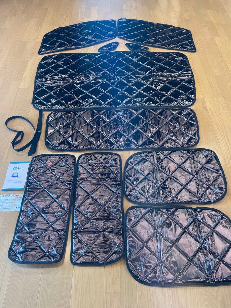 NV200 デリカ用 Aizu製 マルチシェード・ブラッキー 10枚フルセット