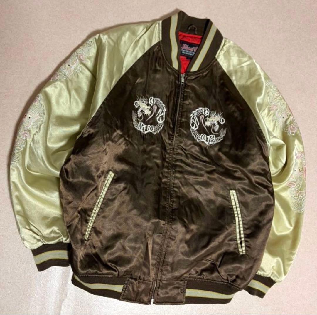 希少 80s Shoot One スカジャン 横須賀ジャンパー　第11空挺師団