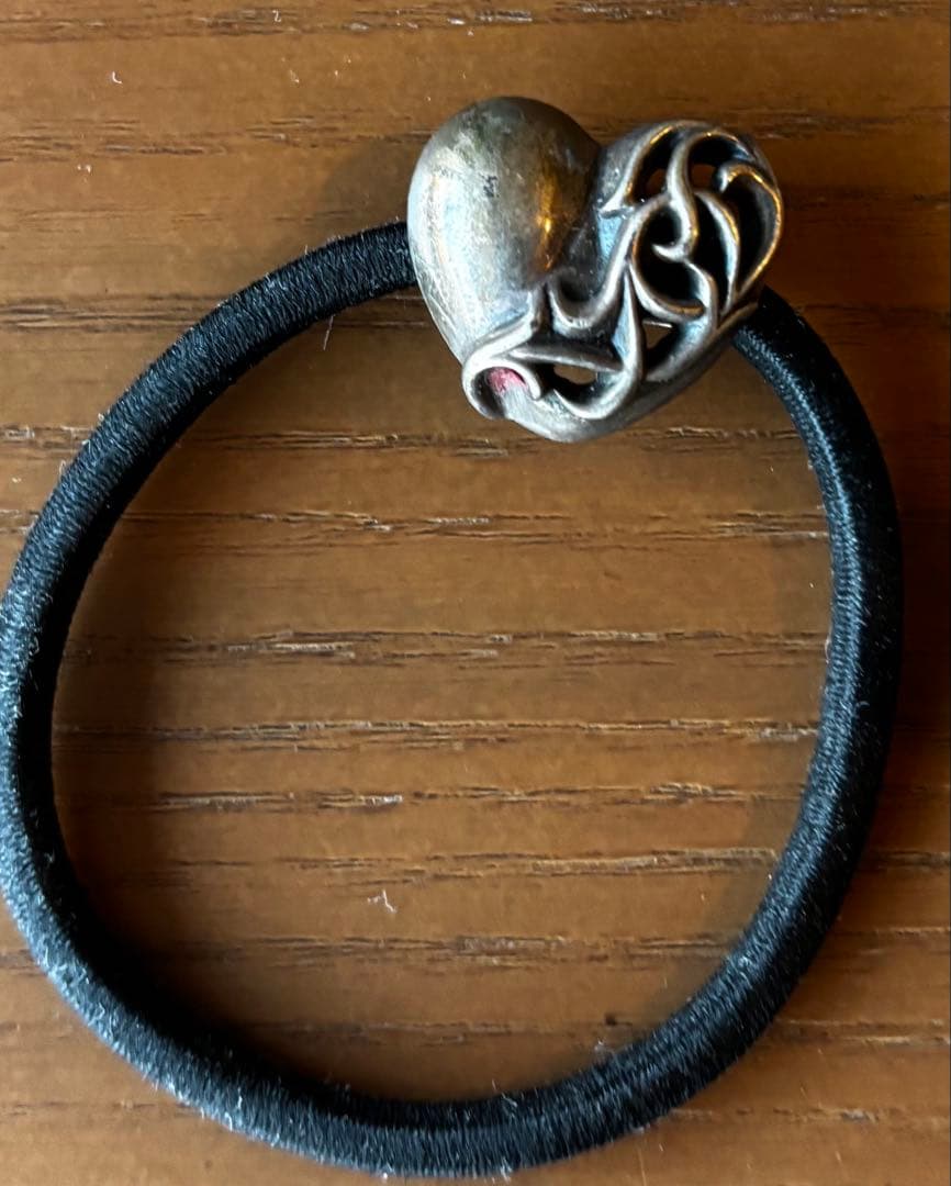 クロムハーツ　ヘアゴム　ハート