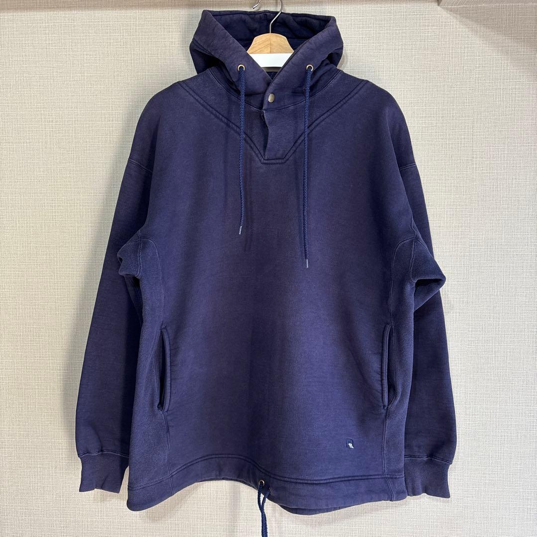 最終価格 ラッセル フーディ 90s USA NAVY XL ナス紺 フェード