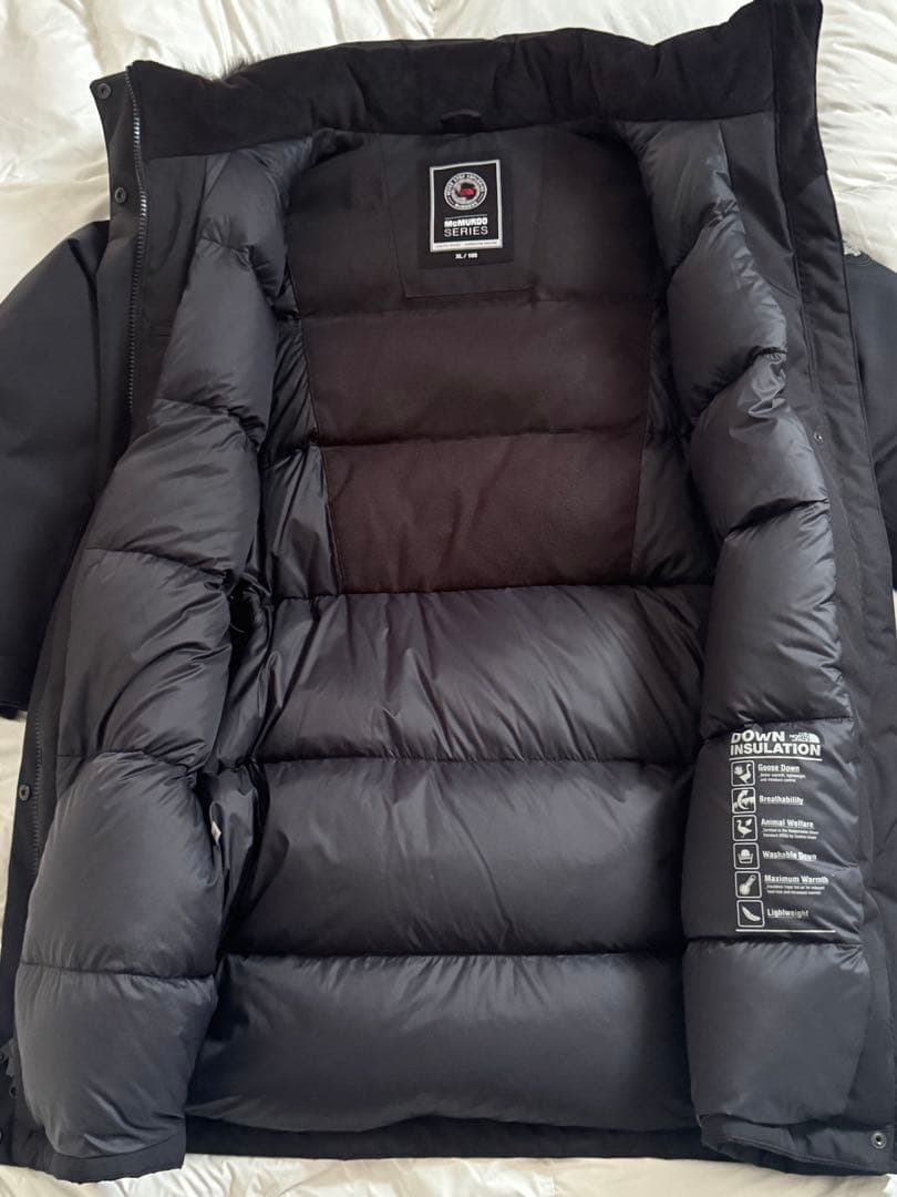 【美品】最高級THE NORTH FACE マクマードXL ダウンコート 黒