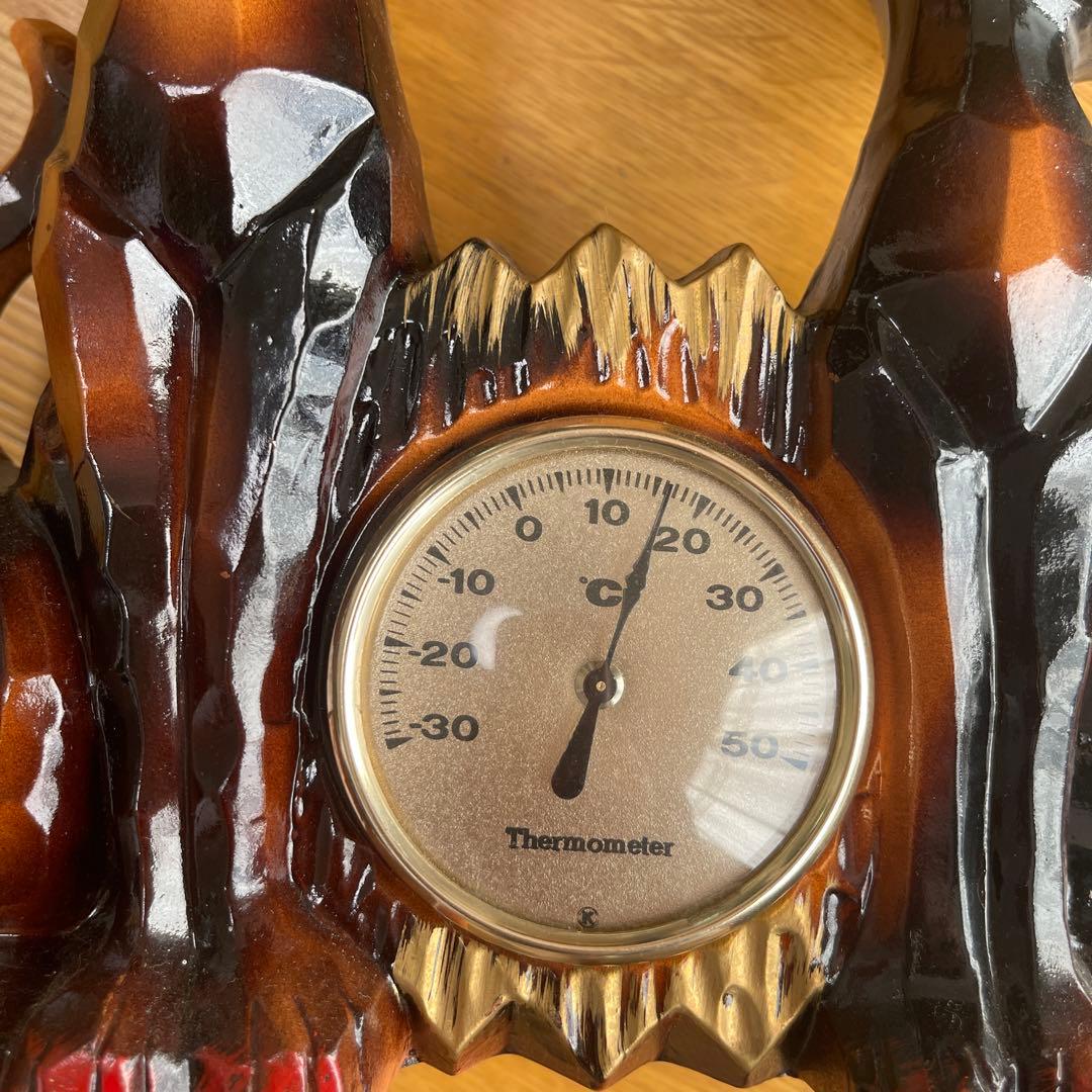 *レトロ*ペア猫温度計