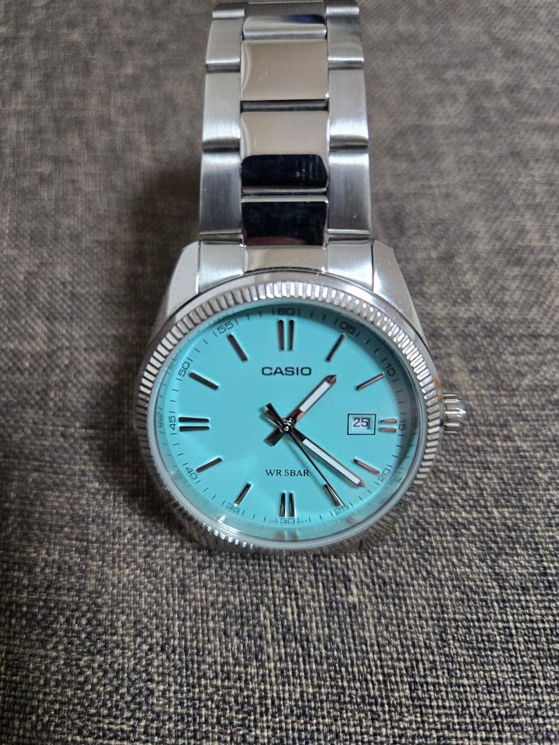 カシオ CASIO ターコイズブルー Tiffany ブルー