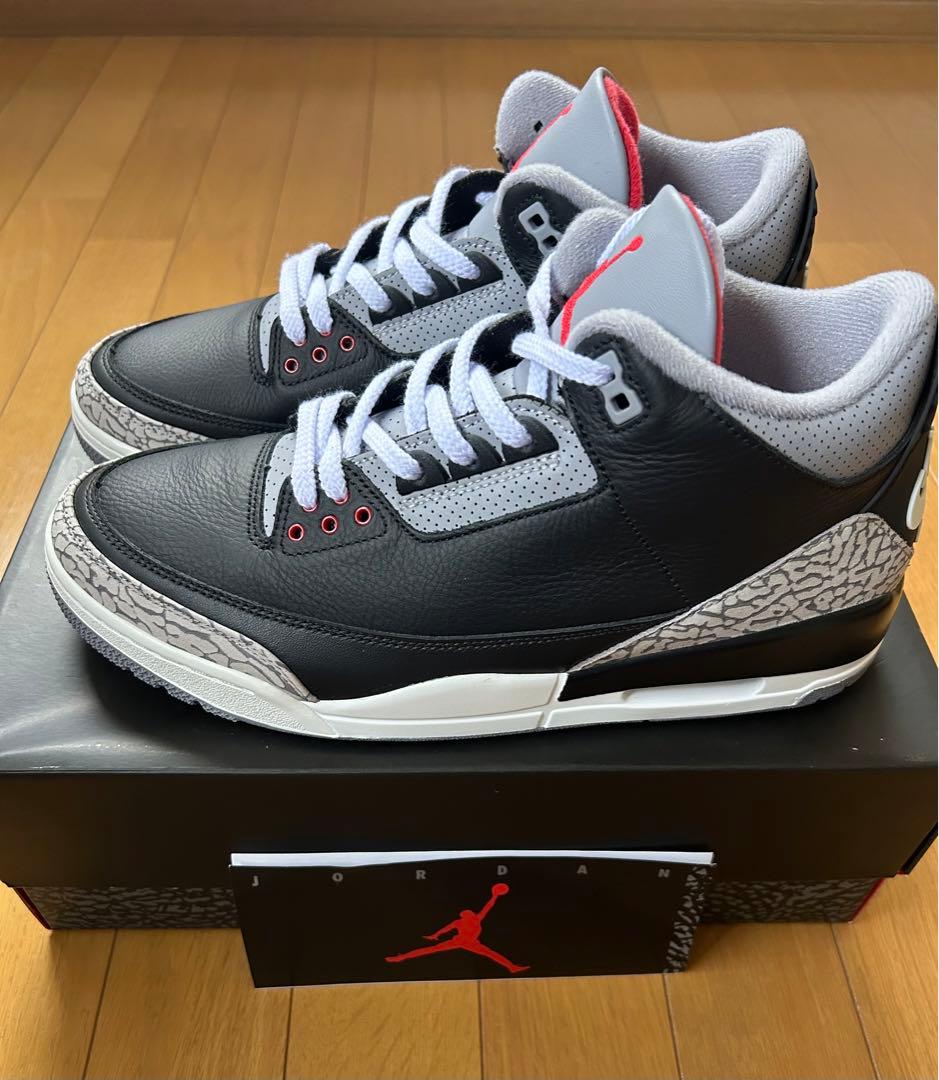 最終価格‼️⭐︎新品未使用‼️⭐︎Air Jordan 3 Black cement