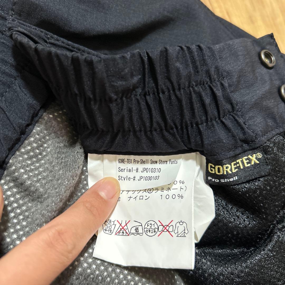 マムート MAMMUT GORE-TEX スノボパンツ　ストームパンツ　XL