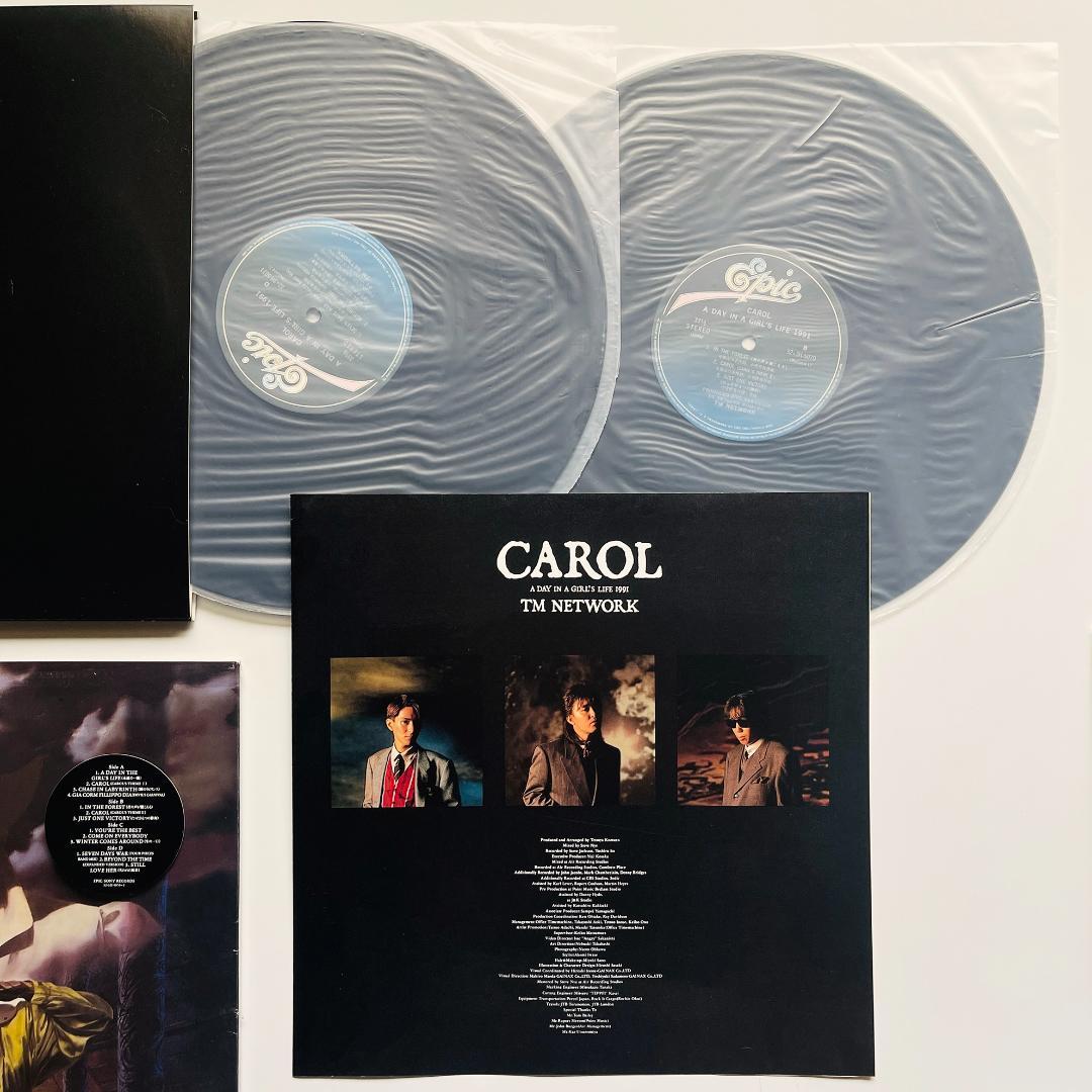 美盤 2LP レコード TMネットワーク Carol TM NETWORK