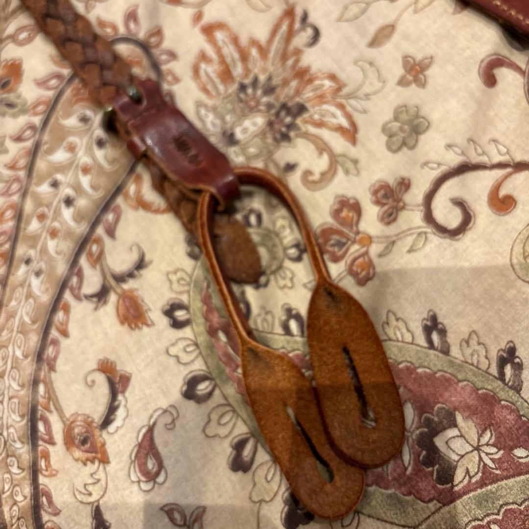 英国製 ヴィンテージ ポロラルフローレン 高級サスペンダー