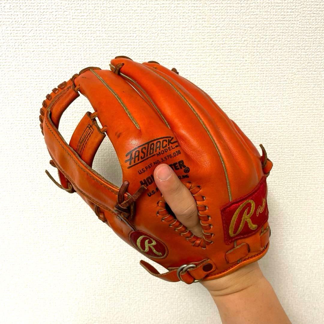 397 ローリングス ビンテージ 即戦力 軟式 内野手用グローブ 左投げ
