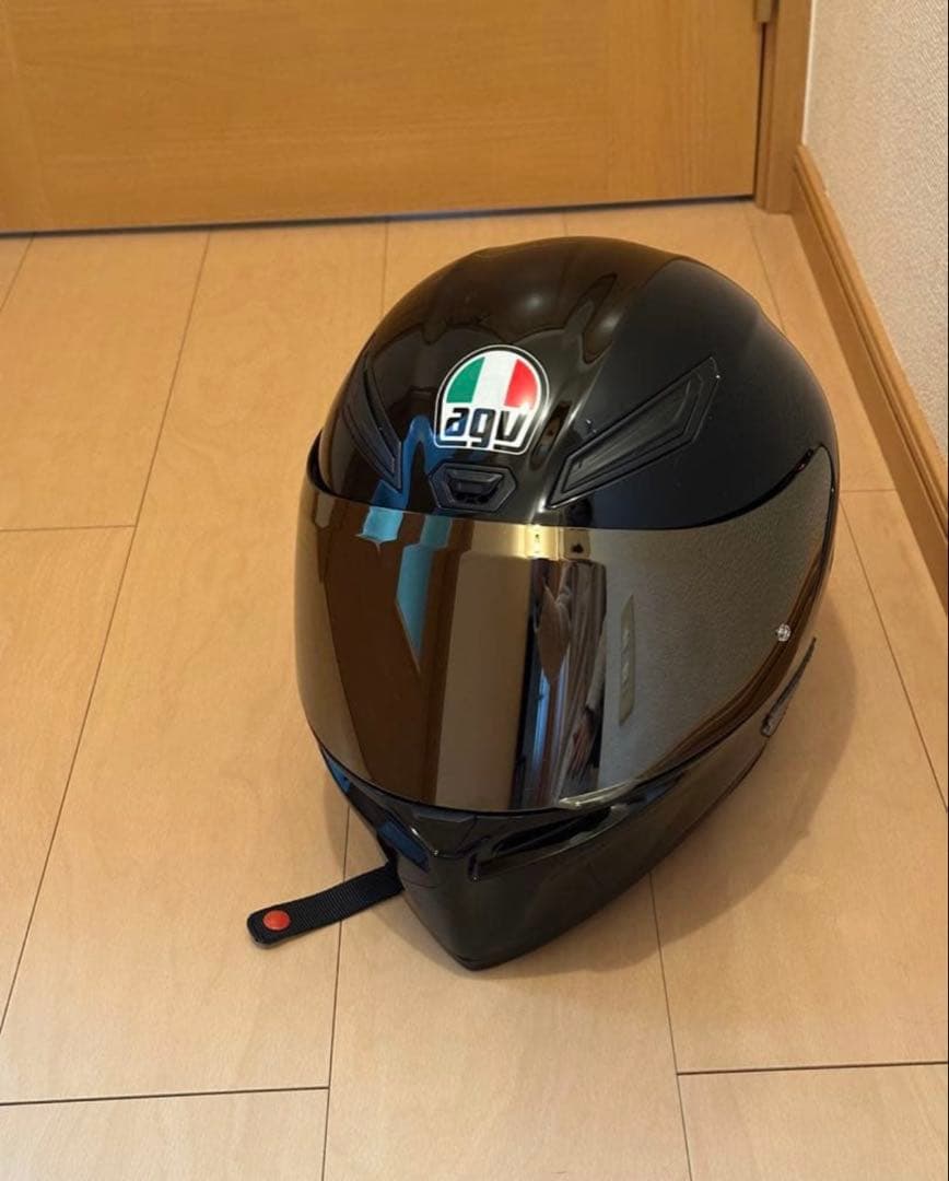 AGV フルフェイスヘルメット ブラック ミラーシールド