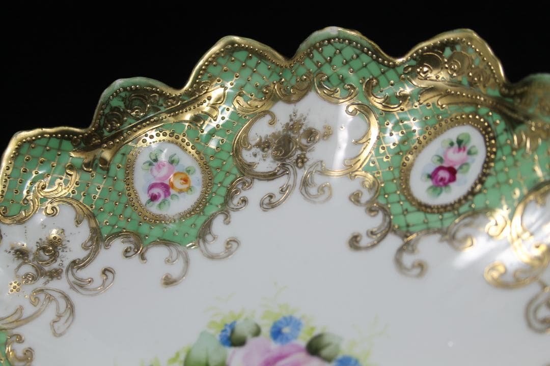 ◎希少　RC刻印　高級磁器　煌びやかなプレート　ノリタケ