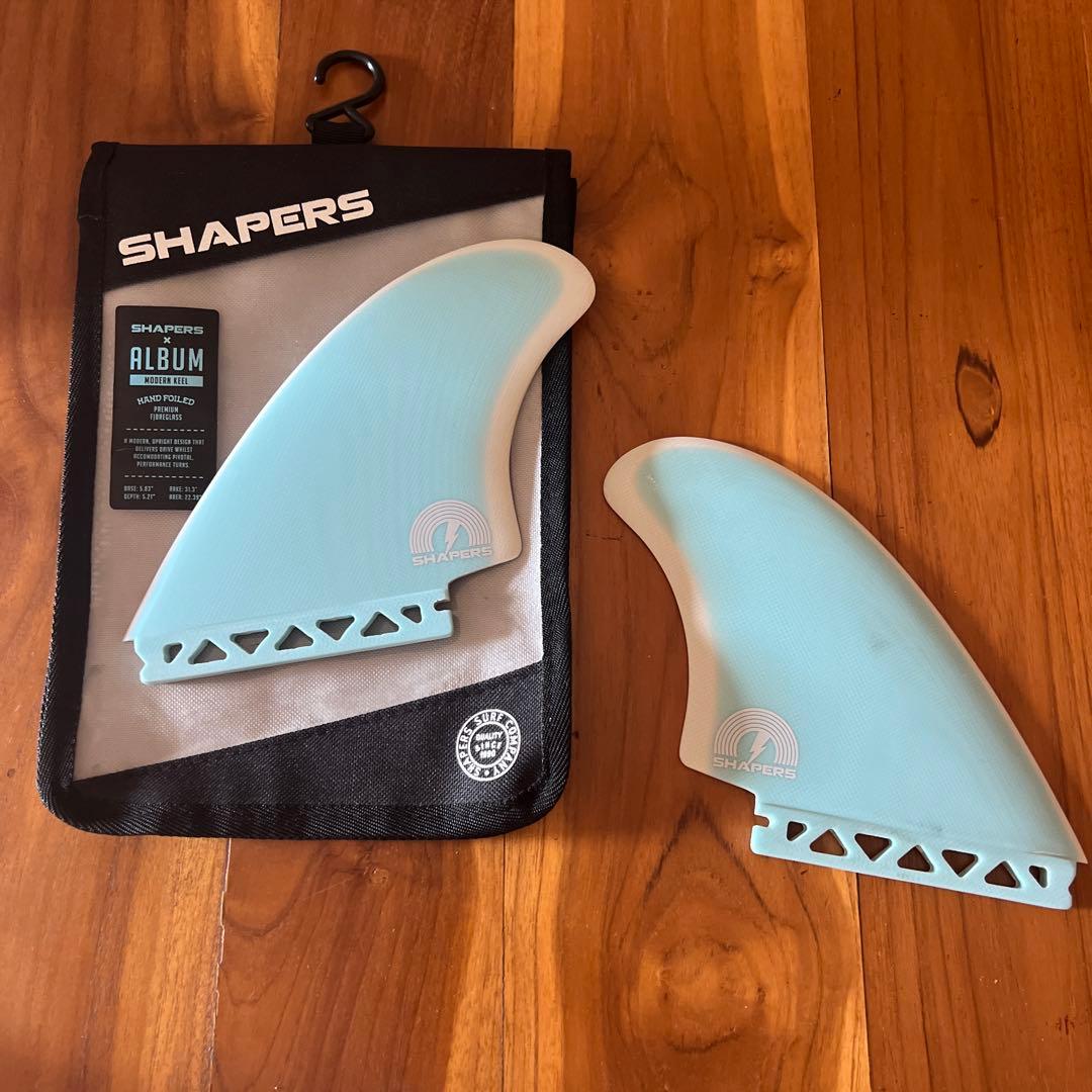 ライトブルー サーフボードフィン