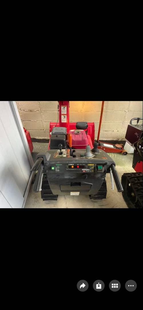 除雪機 ガソリンエンジン 赤