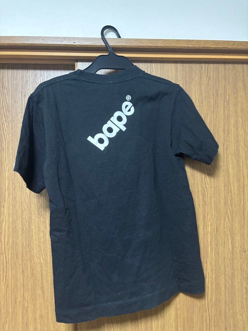 90s BAPE グラフィックプリント Tシャツ 黒