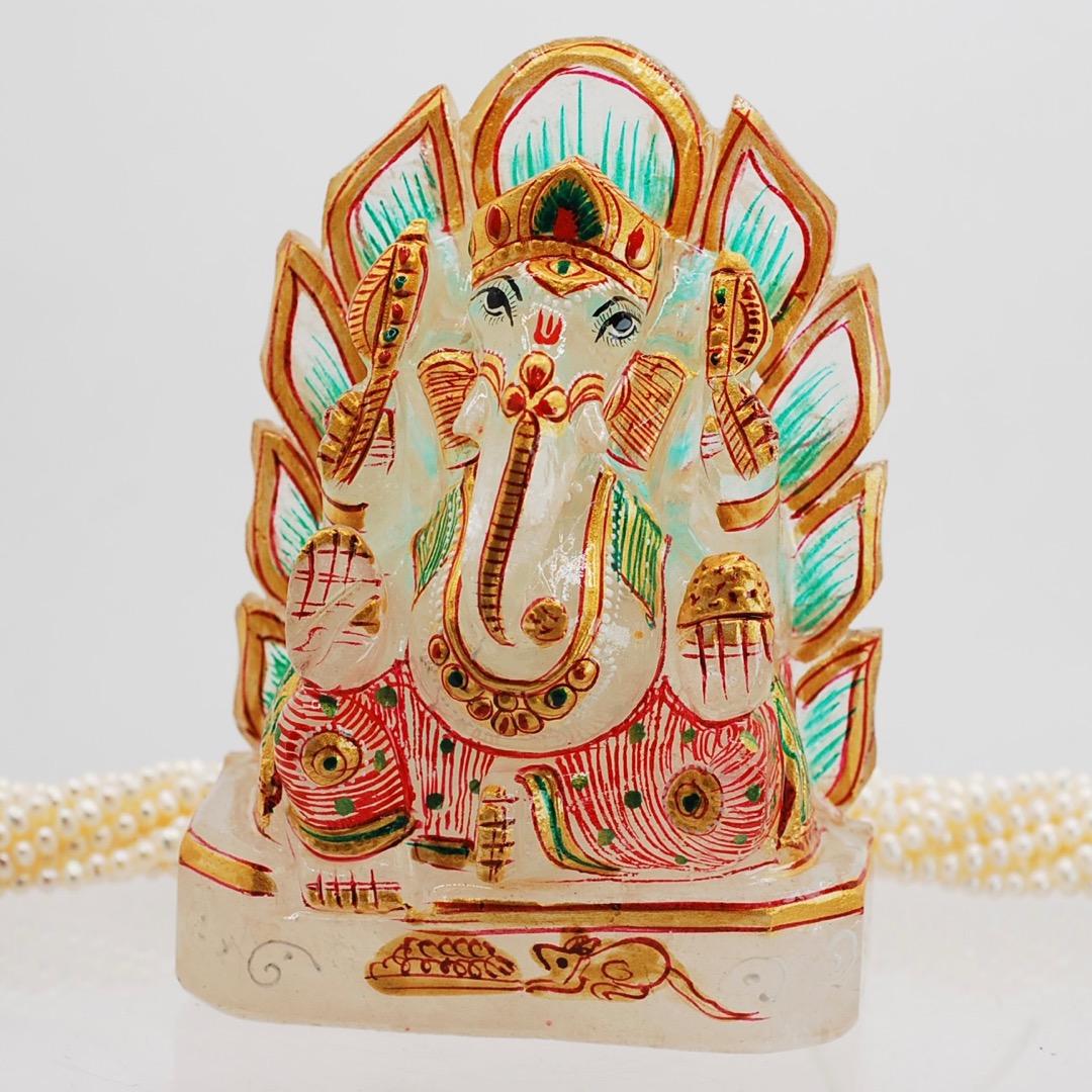 クリスタル　ガネーシャ様　★天然石★